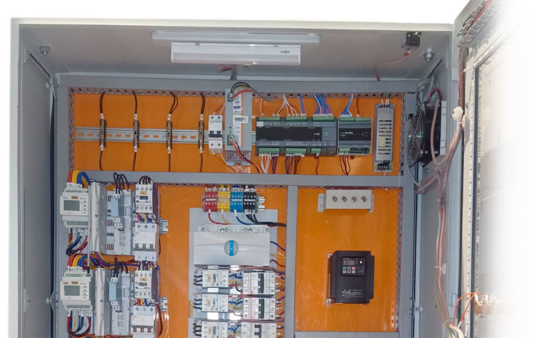 PLC control panel