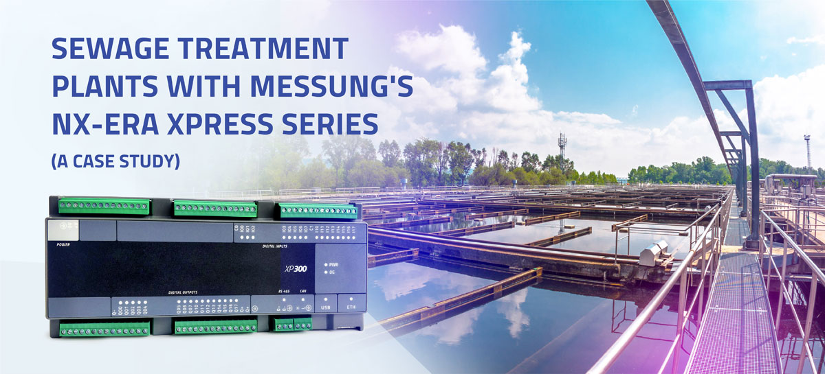 Sewage Treatment plants with Messung’s NX-ERA Xpress Series