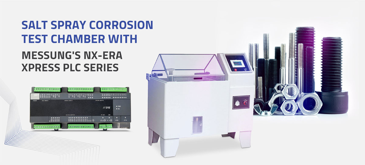 Salt Spray Corrosion Test Chamber with Messung’s NX-ERA Xpress PLC Series