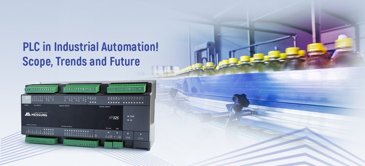 PLC in Industrial Automation, Scope, Trends & Future