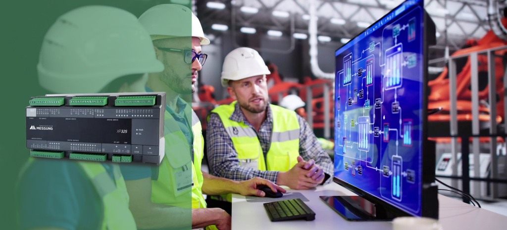 Material handling system in automotive factory powered by Messung NX-ERA PLC