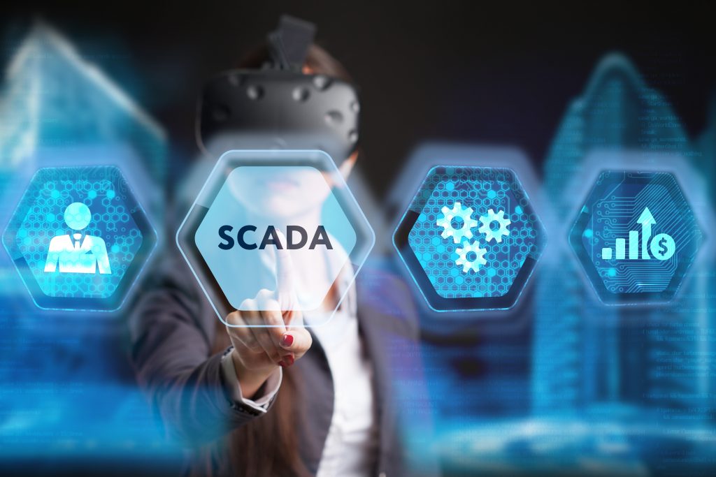 Advanced PLC integrated with SCADA for smart automotive manufacturing
