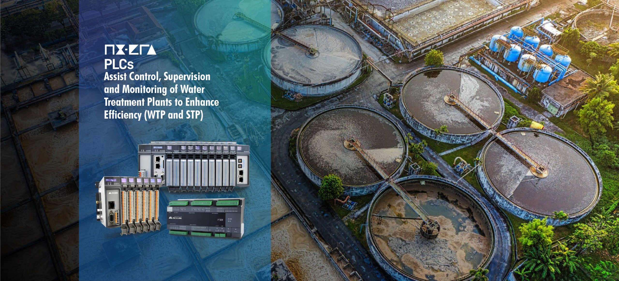 NX-ERA PLCs assist Control, Supervision and Monitoring of Water Treatment Plants to Enhance Efficiency (WTP and STP)