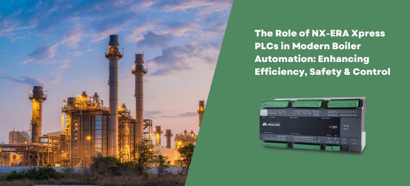 NX-ERA Xpress PLC controlling industrial boiler system