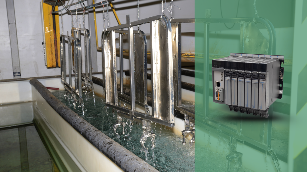Smart autophoretic coating line with PLC control panel