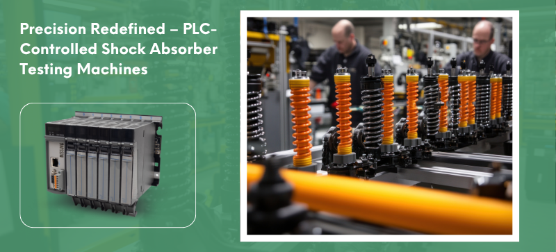 Automated PLC shock absorber testing machine with servo control