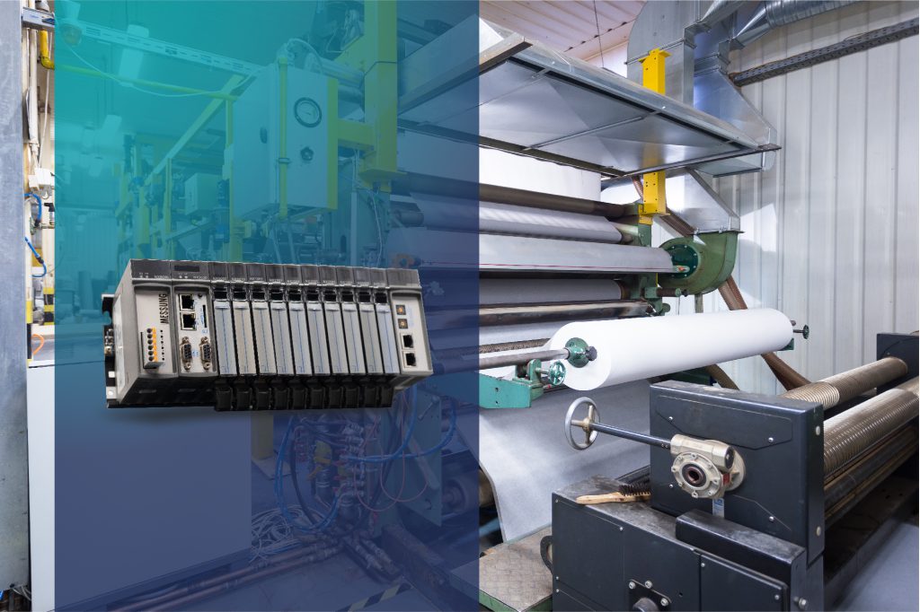 NX-ERA Premium PLC installed in textile singeing line