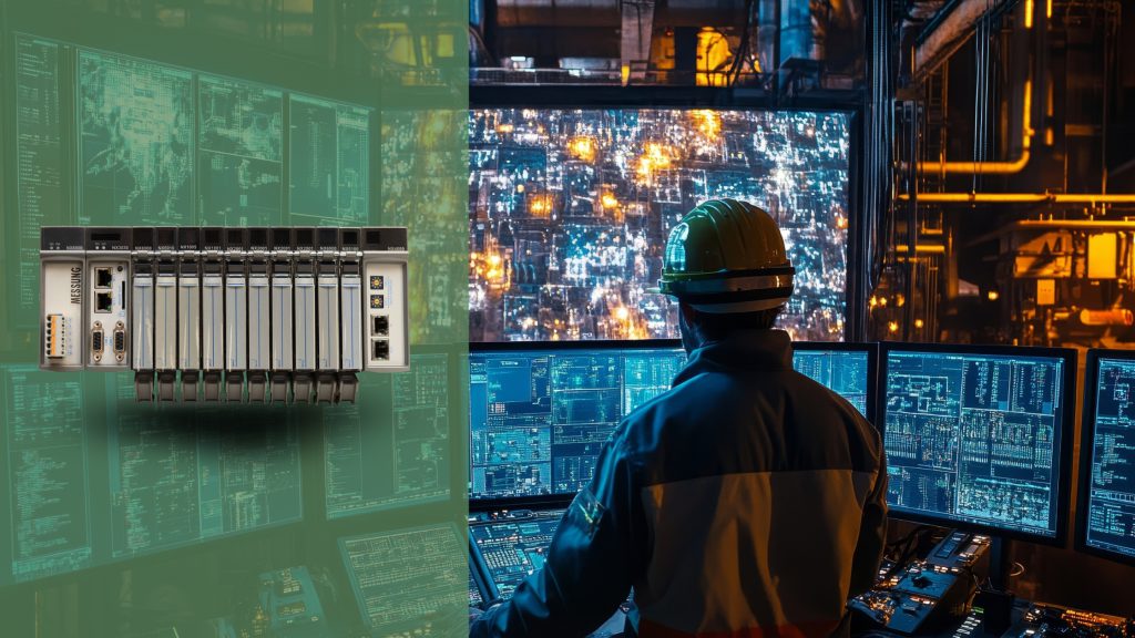 Dual CPU PLC redundancy system for uninterrupted data centre operations