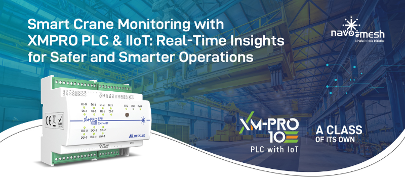 Industrial crane automation solution powered by XMPRO PLC and IIoT