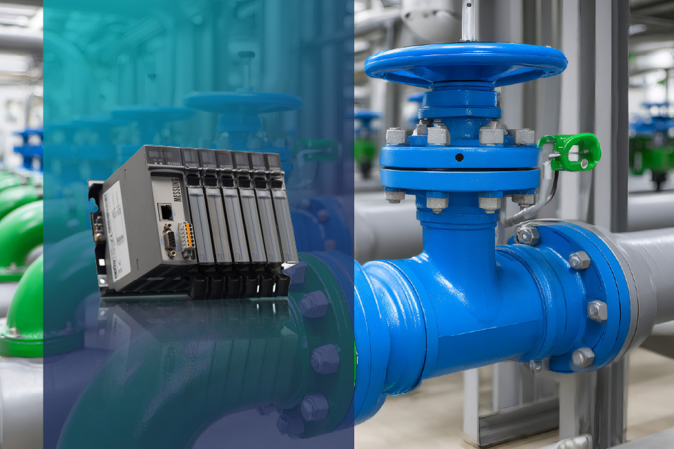 SCADA dashboard showing hydraulic system pressure and flow monitoring
