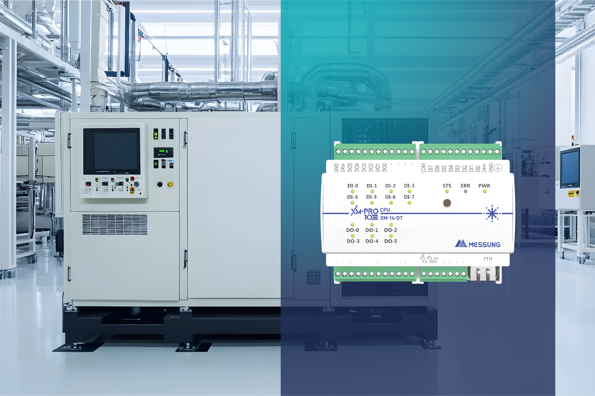 Messung XM-PRO 10 PLC Integration with SCADA