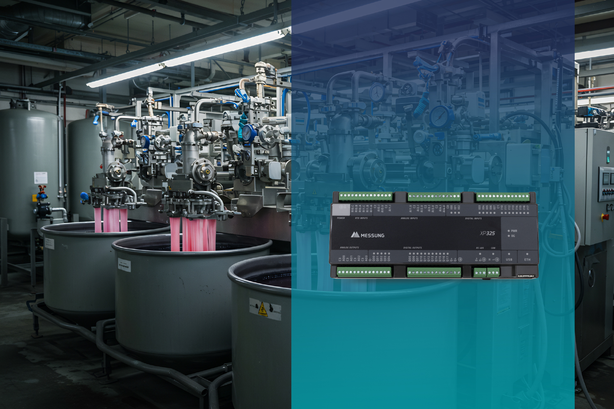 Yarn steaming autoclave automation with XPRESS PLC