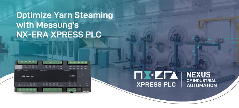 Steam pressure and temperature control in yarn conditioning