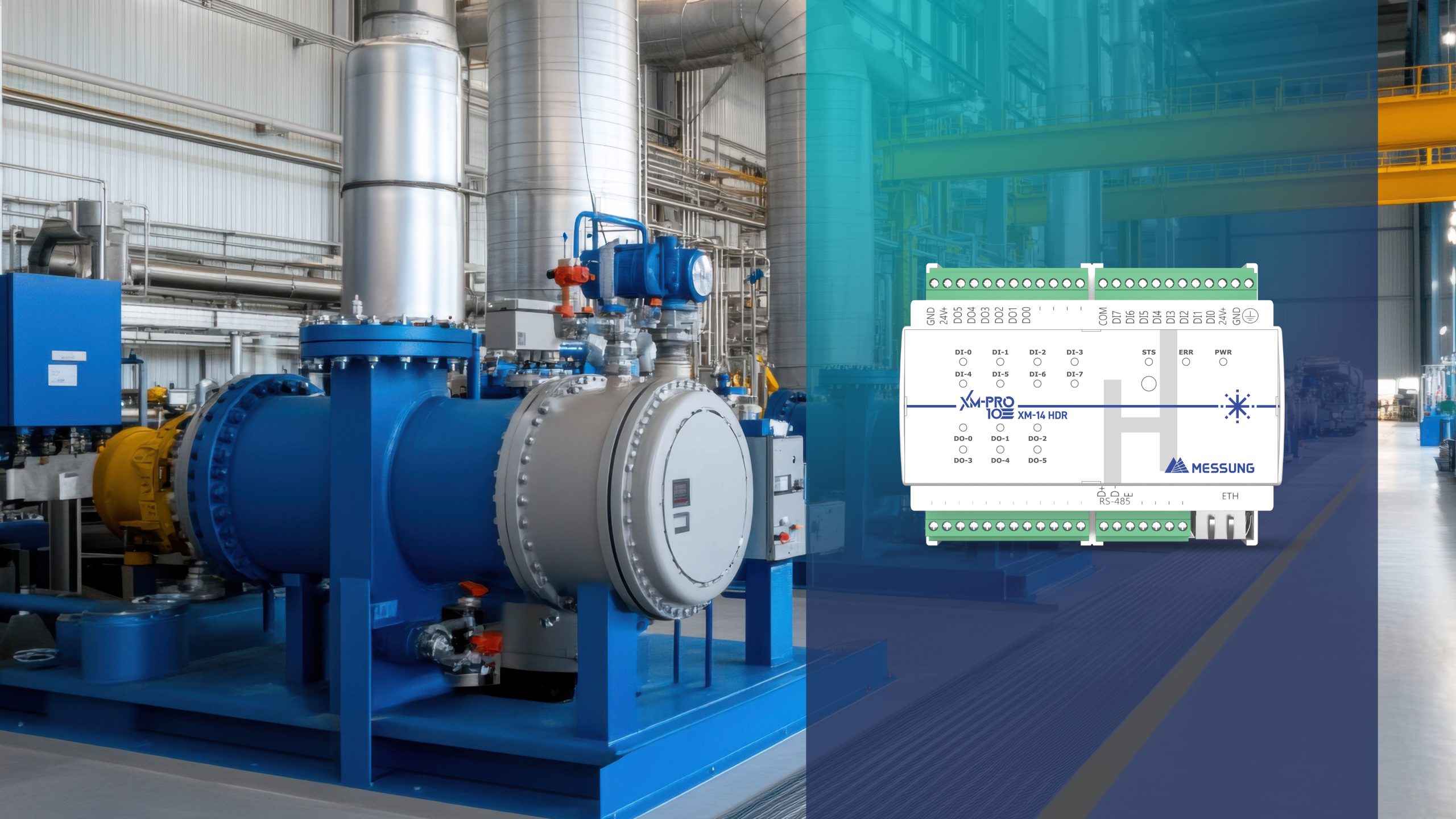 XM-14 HDR remote I/O module providing scalable expansion in automation systems
