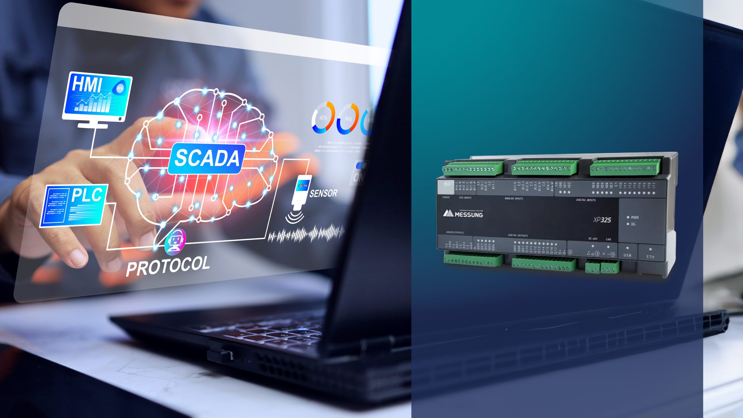 SCADA and PLC integration using Messung NX-ERA XPRESS XP-325 for pharmaceutical automation