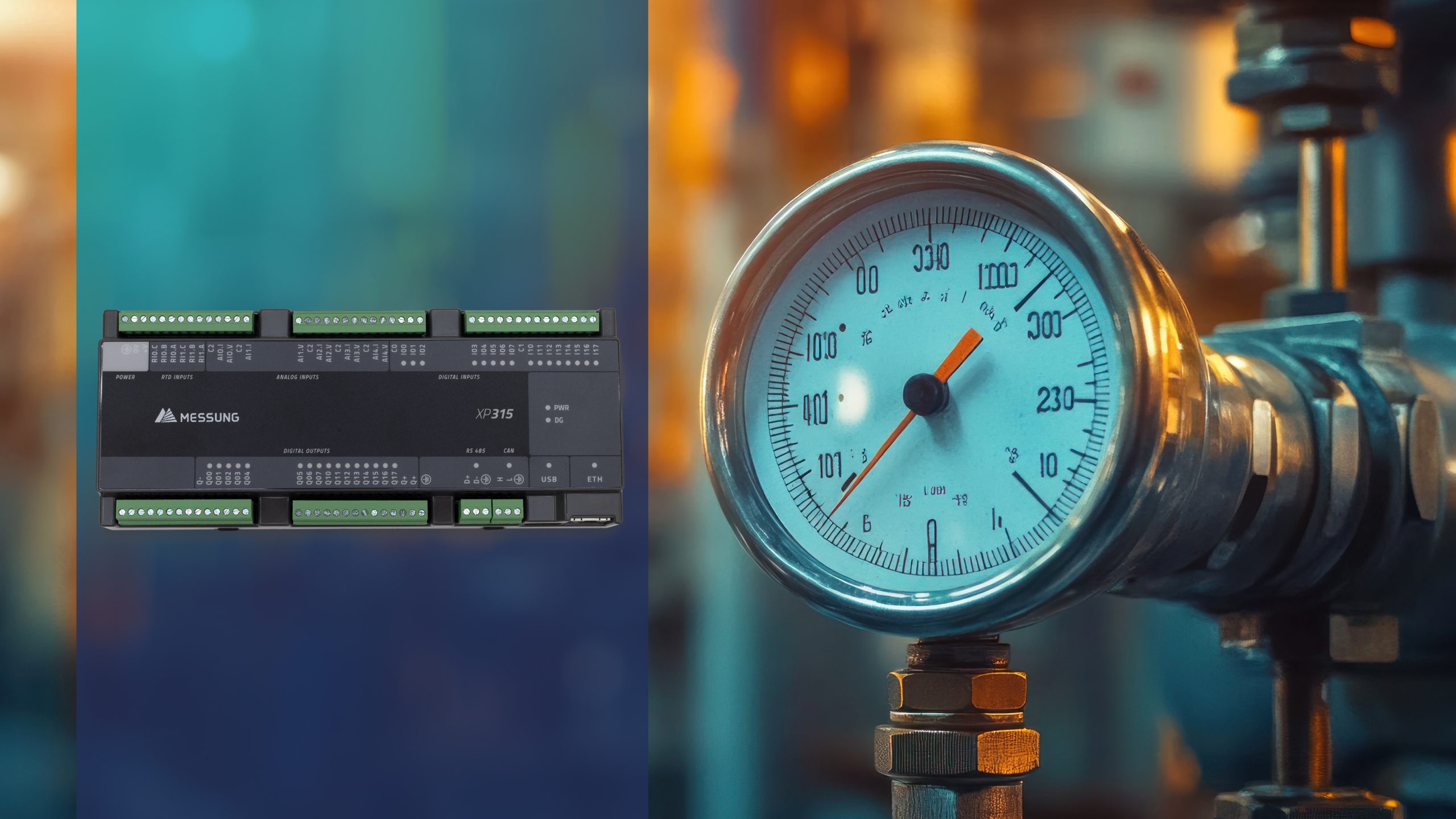 PID-based process control and instrumentation using Messung NX-ERA XPRESS XP-315 PLC