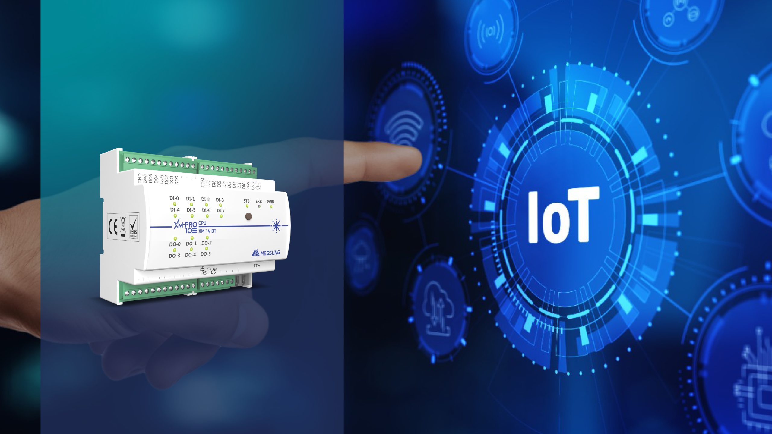 Manifold testing trolley automation using XMPRO-10 PLC by Messung Industrial Automation with IoT enabled PLC device visual.