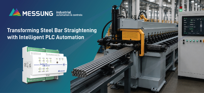 Transforming steel bar straightening with intelligent PLC automation and industrial control system by Messung